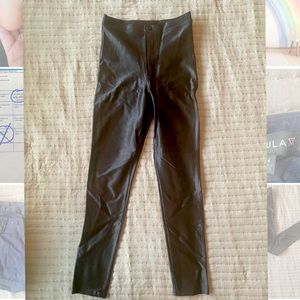 American Apparel high waisted zip up pants